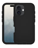 Protege tu iPhone 16 con la funda heavy duty en color negro en Quetzaltenango.