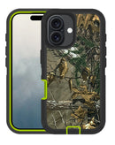 Protege tu iPhone 16 con una resistente funda heavy duty en CAMO GREEN en Xela Quetzaltenango.