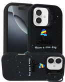 Protege tu iPhone 16 con estilo con un estuche de goma antichoque 3D en Xela.