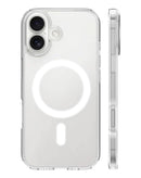 Case transparente para iPhone 16 con chip IC, compatible con carga inalámbrica. Protege tu teléfono manteniendo su diseño original.