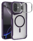 Funda de soporte de cámara transparente mate con carga inalámbrica para iPhone 16 en Xela Quetzaltenango.