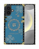 Funda acrilica espejo, brillante y resistente a rayaduras lujosa iPhone 16 TEAL