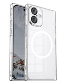 Encuentra el mejor Case de carga wireless Square CLEAR para iPhone 16 en Xela.
