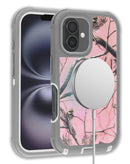 Encuentra la mejor funda con carga inalámbrica heavy duty CAMO PINK para tu iPhone 16 en Quetzaltenango.
