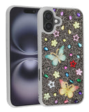 Encuentra la mejor funda mariposa glitter rhinestone GRAY para tu iPhone en Xela Quetzaltenango.