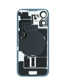 Encuentra tapa trasera con marco y flex de carga NFC inalámbrica con imán MagSafe para iPhone 16 en Quetzaltenango.