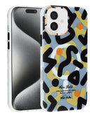 Protege tu iPhone 16 con estilo con una funda magnética con carga inalámbrica de diseño Graffiti en color negro en Xela Quetzaltenango.