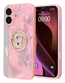 Encuentra el estuche de lujo con diamantes y brillo con anillo de mariposa para iPhone 16 PINK en Quetzaltenango.