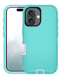 Protege tu iPhone 16 con nuestra funda heavy duty en color light teal y pink en Quetzaltenango, Xela.
