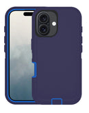 Funda heavy duty iPhone 16 (NAVY BLUE)
