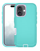 Encuentra en Xela Quetzaltenango el case heavy duty para iPhone 16 en color teal y pink en SlowBack, tu tienda de accesorios con garantía.