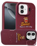 Encuentra la funda shockproof de goma cute 3D Doll style 5 para iPhone 16 en Quetzaltenango.