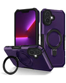Encuentra la funda rígida anticacas con soporte de anillo para iPhone 16 color DARK PURPLE en Xela Quetzaltenango.