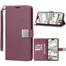 Encuentra la funda cartera de cuero elegante con correa de muñeca para iPhone 16 en Quetzaltenango.