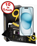 Protector de pantalla de cristal templado transparente para iPhone 16 en Quetzaltenango.