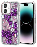 Encuentra tu funda rígida de silicona Crystal Flower Perfume color PURPLE para iPhone en Xela Quetzaltenango.