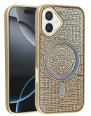Encuentra la funda de carga inalámbrica Bling Diamond Crystal GOLD para iPhone en Xela Quetzaltenango.