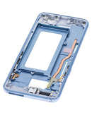 Marco intermedio para Samsung Galaxy S8 en color azul coral, ideal para reparaciones en Quetzaltenango.