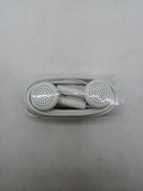 HONOR EARPHONE,3.5MM-4P NICKEL PLATING,LENGTH 1100,STEREO,MIC,PICK UP KEY,LRGM,WHITE