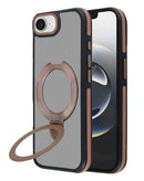 Funda transparente mate con soporte de carga inalámbrica para iPhone 16E en Quetzaltenango.