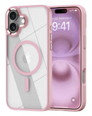 Funda magnética transparente y brillante para iPhone 16 Plus en Xela Quetzaltenango.