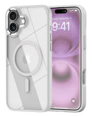 Protege tu iPhone 16 Plus con estilo en Quetzaltenango con un estuche magnético transparente brillante.