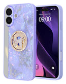 Carcasa de lujo con diamantes brillantes y anillo mariposa para iPhone 16 Plus en Xela Quetzaltenango.
