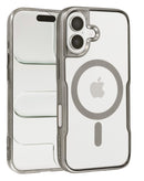 Protege tu iPhone 16 Plus con una funda magnética brillante y transparente en Xela Quetzaltenango.