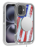 Compra el case heavy duty con recarga inalámbrica US FLAG para iPhone 16 Plus en Xela Quetzaltenango.