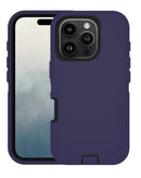Protege tu iPhone 16 Pro con esta funda heavy duty en colores navy blue y black en Xela Quetzaltenango.