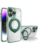 Protege tu iPhone 16 Pro con una funda transparente magnética con soporte anillo Magsafe en Xela Quetzaltenango.