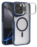 Encuentra una funda transparente mate con soporte de cámara y carga inalámbrica para iPhone 16 Pro en Xela Quetzaltenango.