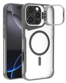 Protege tu iPhone 16 Pro con esta funda transparente mate con soporte para cámara y carga inalámbrica en Xela Quetzaltenango.