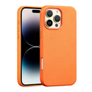 Protege tu iPhone 16 Pro con estilo y carga inalámbrica incluida con esta funda de cuero color naranja en Xela Quetzaltenango.