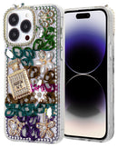 Protege tu iPhone 16 Pro con estilo y color con esta funda de silicona rígida Crystal Flower Perfume en Xela Quetzaltenango.