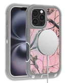Encuentra la mejor funda con carga inalámbrica heavy duty CAMO PINK para tu iPhone 16 Pro en Xela Quetzaltenango.