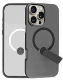 Funda shockproof rugger magnetica con soporte iPhone 16 Pro Max (Negro)