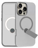 Case magnetico shockproof Rugger con soporte iPhone 16 Pro Max (GRAY)
