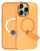 Funda magnetica a prueba de golpes con soporte iPhone 16 Pro Max (ORANGE)
