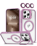 Encuentra la mejor funda de silicona transparente con soporte para cámara para tu iPhone 16 Pro Max en Quetzaltenango.