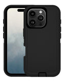 Protector resistente para iPhone 16 Pro Max en color negro, ideal para proteger tu dispositivo en Quetzaltenango.