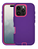 Protege tu iPhone 16 Pro Max con un case Heavy Duty en Dark Purple & Hot Pink en Xela Quetzaltenango.