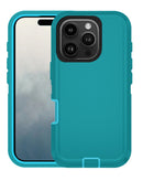 Protege tu iPhone 16 Pro Max con una funda heavy duty color teal en Xela, Quetzaltenango.