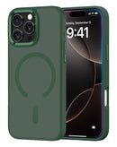 Case de carga inalambrica magnetica con IC preinstalado iPhone 16 Pro Max (DARK GREEN)