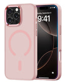 Case de carga inalambrica magnetico con IC preinstalado iPhone 16 Pro Max (PINK)