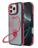 Protector de tapa trasera matte transparente con carga inalámbrica y soporte para iPhone 16 Pro Max en Quetzaltenango.