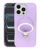 Funda Pastel Shield de fibra de carbon magnetica con soporte iPhone 16 Pro Max (LILAC)