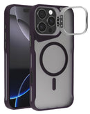Protege tu iPhone 16 Pro Max con este case transparente mate con soporte para cámara y carga inalámbrica en Quetzaltenango.