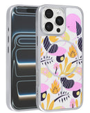 Protege tu iPhone 16 Pro Max con estilo con esta funda Magsafe de diseño floral en color blanco en Quetzaltenango.