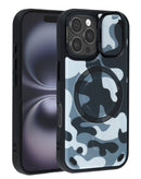 Funda magnetica delgada Camo Design iPhone 16 Pro Max